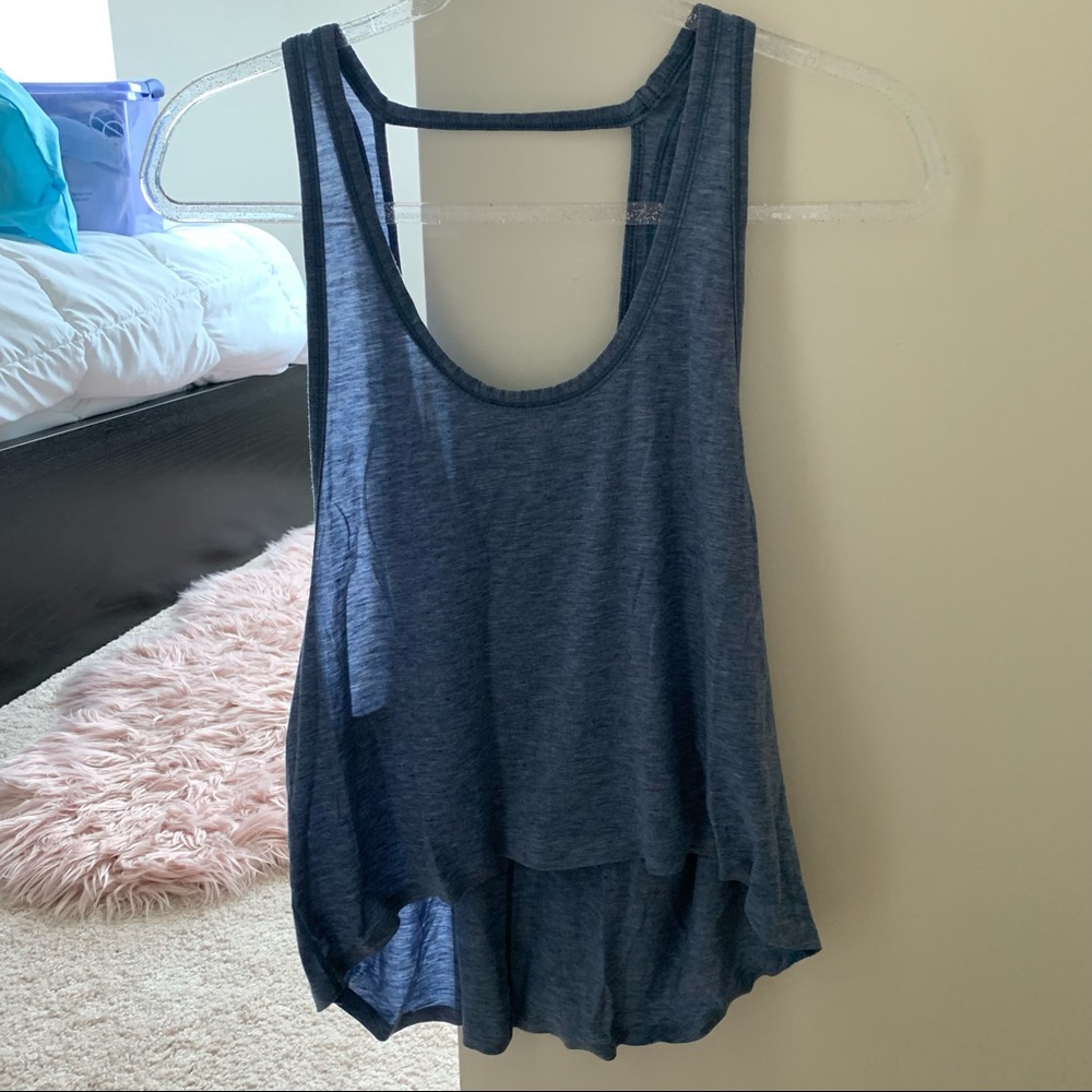 Lululemon blue open back tank - 6